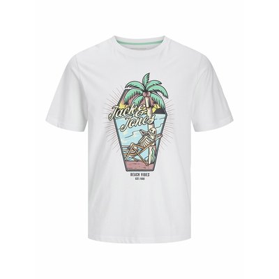 T-shirt imprimé tête de mort JACK & JONES