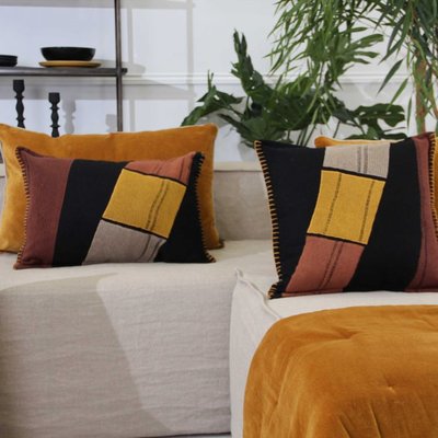 Coussin Garni en Coton  AMANDINE SUD ETOFFE