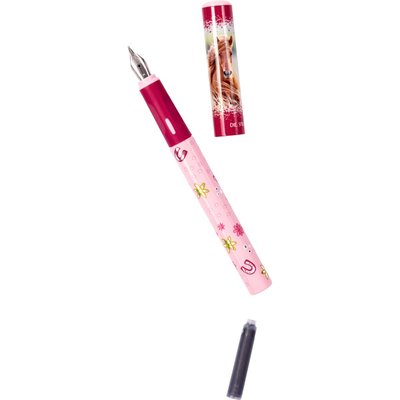 Stylo plume motif Cheval - Rose COPPENRATH