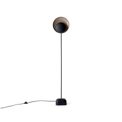 Lampadaire, réflecteurs noir et moka, Naton AM.PM