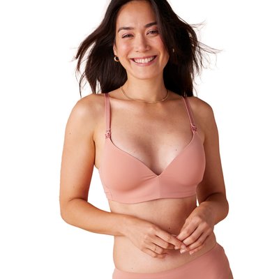 Lot de 2 soutiens-gorge grossesse et allaitement en microfibre et dentelle ENVIE DE FRAISE