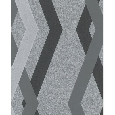 Papel de parede Giulia, Cinza/Preto, da Interelife INTERELIFE