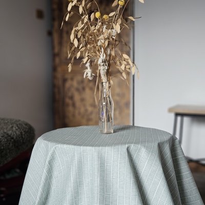 Nappe enduite ronde ou ovale Bambou FLEUR DE SOLEIL