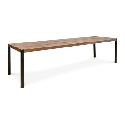 Table de repas en chêne BARCELONE PRODUIT INTERIEUR BRUT