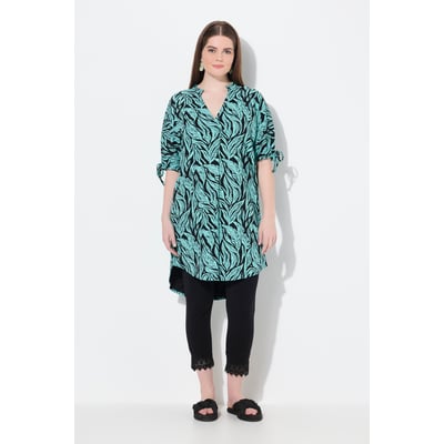 Tunique en jersey en coton bio. Col montant ULLA POPKEN