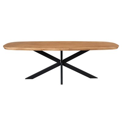 Table à manger 200 cm bords arrondis CORTINA PIER IMPORT