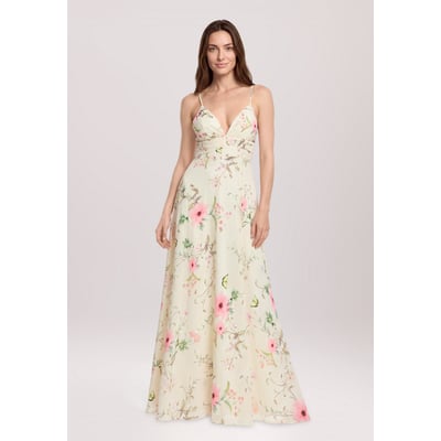 Robe de soirée à motifs VERA MONT