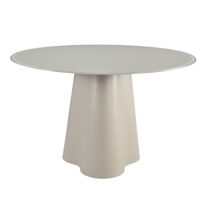 Table repas D120 en verre vert mat ZAGO