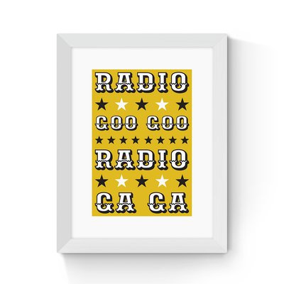 Radio Goo Goo by This Charming Print EAST END PRINTS