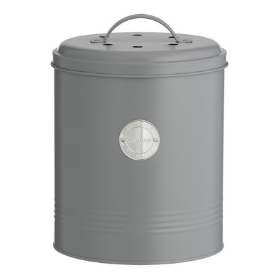 Living Compost Caddy in Grey TYPHOON