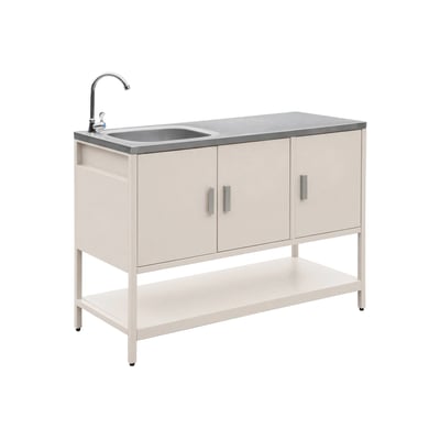Module de cuisine extérieure acier avec évier L120cm NAXOS SWEEEK