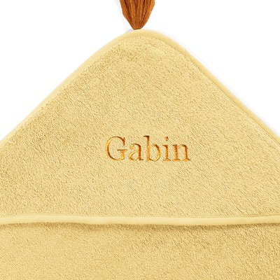 Cape de bain bébé personnalisée coton bio LA REDOUTE INTERIEURS
