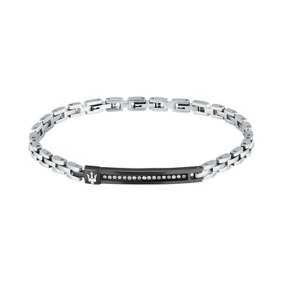 Bracelet acier, cristaux ICONIC MASERATI