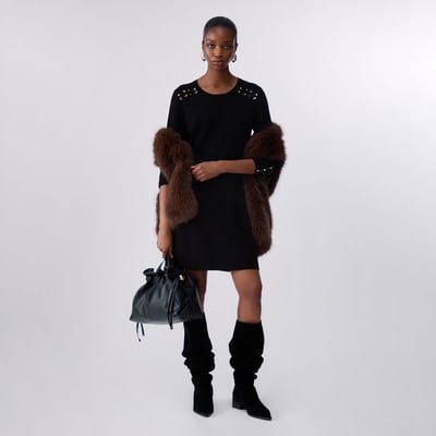 Robe en maille avec lacets LIU JO