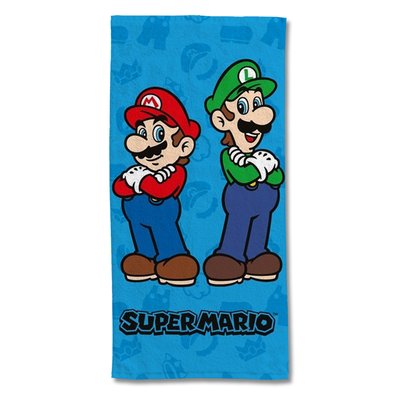 Serviette de plage coton, Mario & Luigi SUPER MARIO