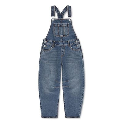 Salopette en denim, bretelles ajustables, jambes larges LEVI'S KIDS
