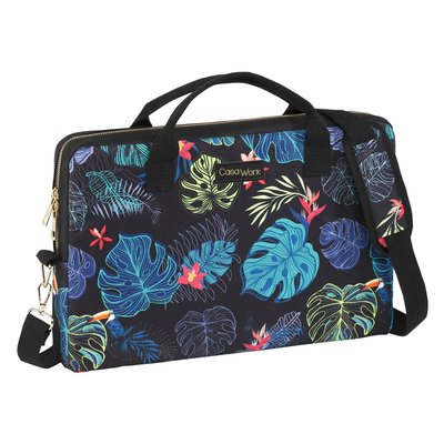 Housse PC portable 15'' avec bandoulière CASAWORK TROPICAL VIQUEL