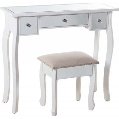 Bureau en bois avec tabouret intégré RECOLLECTION