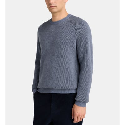 Pull droit nachribco côtes bicolores cachemire GALERIES LAFAYETTE