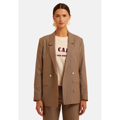 Veste de tailleur motif pied-de-puce ICODE