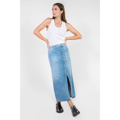 Jupe droite en jeans RAPHI LE TEMPS DES CERISES