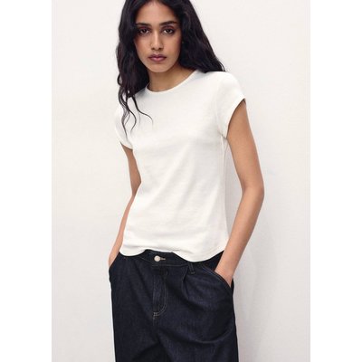 T-shirt coton manches courtes MANGO