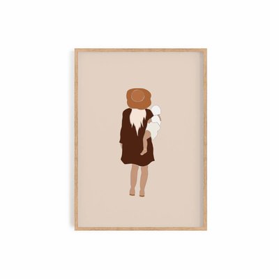 Capeline, Affiche seule 30cm x 40cm COTTON BIRD