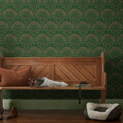 Papier peint fleuri Michaelmas Daisy Forest WILLIAM MORRIS AT HOME