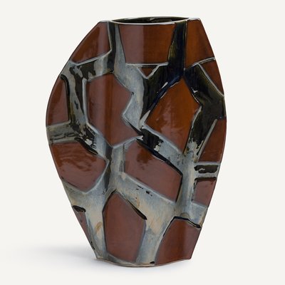 Iridyo Glazed Ceramic Vase AM.PM