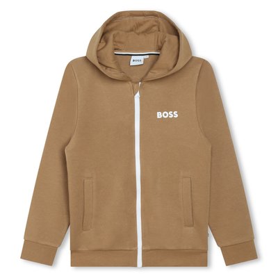 Cardigan à capuche en molleton BOSS KIDSWEAR