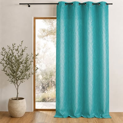 Rideau en jacquard fantaisie HOME MAISON