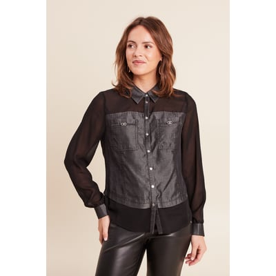 Chemise bi-matière manches longues BREAL