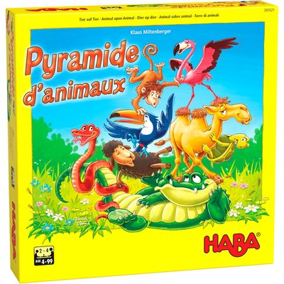 Pyramide d’animaux – jeu d’empilement et d’équilibre HABA