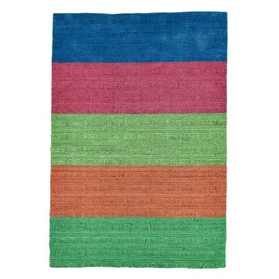 Tapis tissé main en PET recyclé pour l'intérieur et l'extérieur - Kyoto THEKO