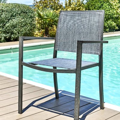Fauteuil empilable à accoudoir HOME MAISON