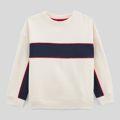 Sweat imprimé dans le dos en coton BIO MONOPRIX