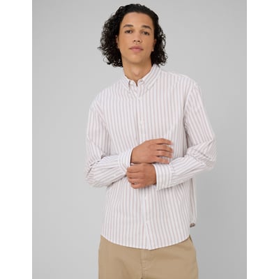 Chemise oxford rayée BZB