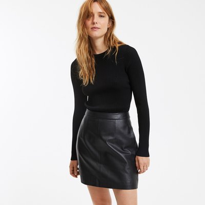 Pull col rond, à côtes LA REDOUTE COLLECTIONS