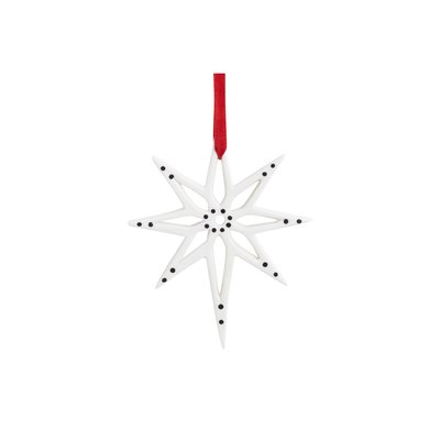 Suspension de noël  flocon en grès H12 SIA DECO