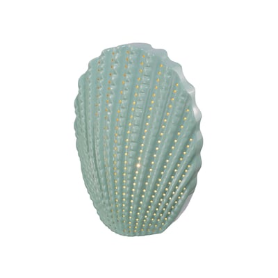 Lampe à poser coquillage en céramique émaillée - ORSEA C-CREATION