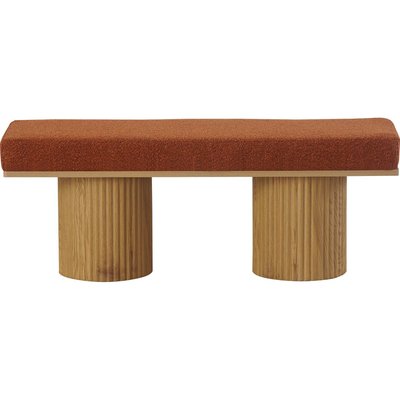 Banc en tissu bouclé - MAHE HOMIFAB