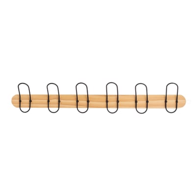 Patère en bois avec 6 attaches 5FIVE SIMPLY SMART