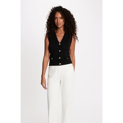 Sleeveless V-Neck Cardigan MORGAN