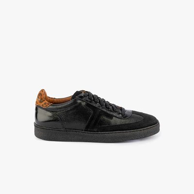 Basket velours femme on sale