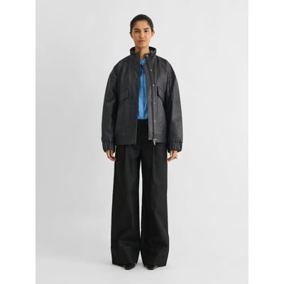 Veste En Cuir ROUGE EDIT