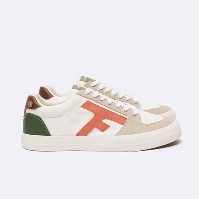 Tennis basses coton WALNUT FAGUO