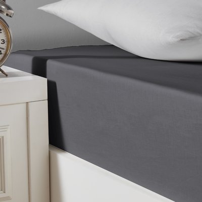 Drap housse en coton lavé biologique bonnet 30 cm ORGANIKA SENSEI MAISON