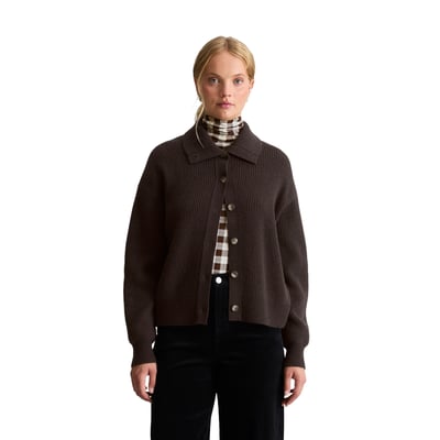 Cardigan en laine mérinos, coupe classique au toucher doux MARC O’POLO DENIM