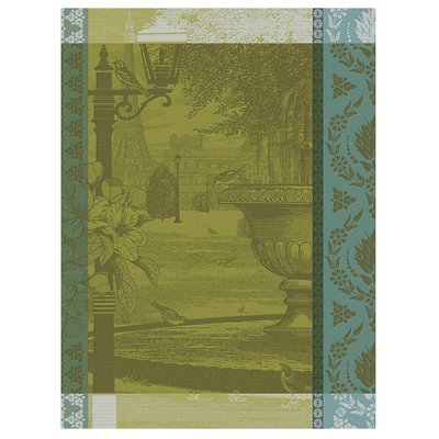 Torchon en Coton, JARDIN PARISIEN LE JACQUARD FRANCAIS