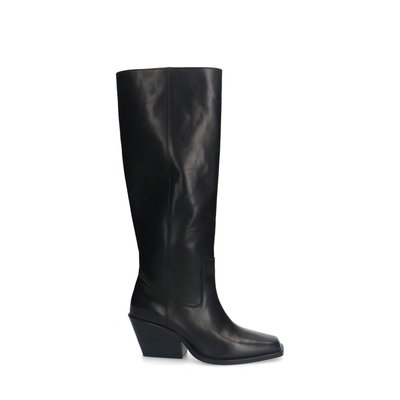 Bottes hautes en cuir à talon SACHA